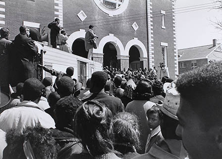 Dr. Martin Luther King, Jr. speaks.